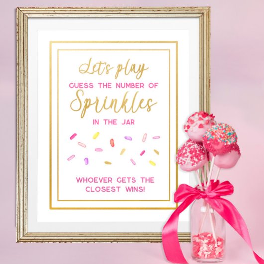 散水ドーナツパーティーアクティビティゲームサインを推測