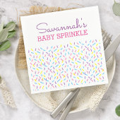 散水ベビー散水ベビーシャワーナプキン スタンダードカクテルナプキン