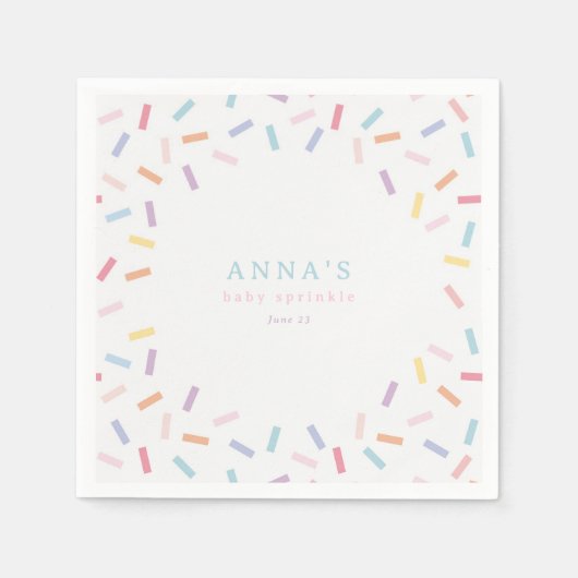 散水ベビー散水 スタンダードカクテルナプキン (正面)