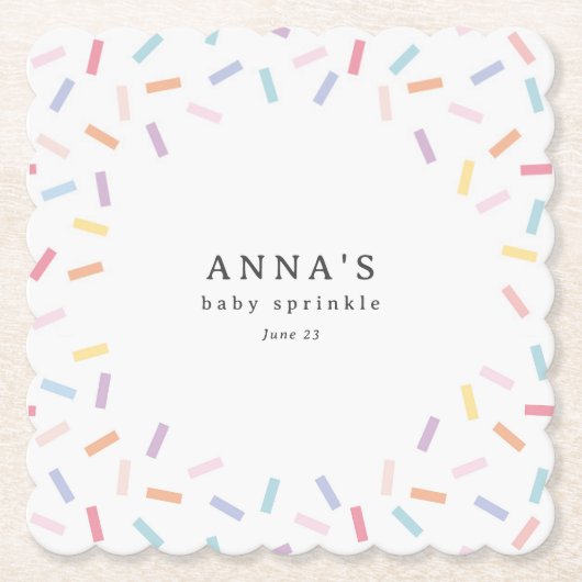 散水ベビー散水 ペーパーコースター (正面)