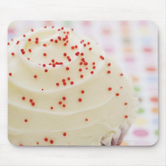 散水付きカップケーキ マウスパッド (正面)