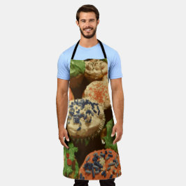 散水付きクリスマスカップケーキ エプロン