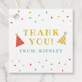 散水子供の誕生日パーティー フェイバータグ