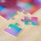 散水式ドーナツ写真複合ジグソーパズル ジグソーパズル (側面)