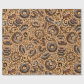 散水模様のショコレートドーナツ ラッピングペーパー (フラット)