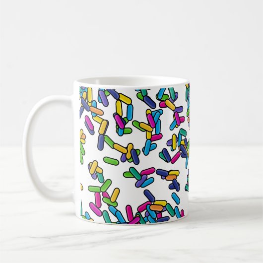 散水模様 コーヒーマグカップ (左)