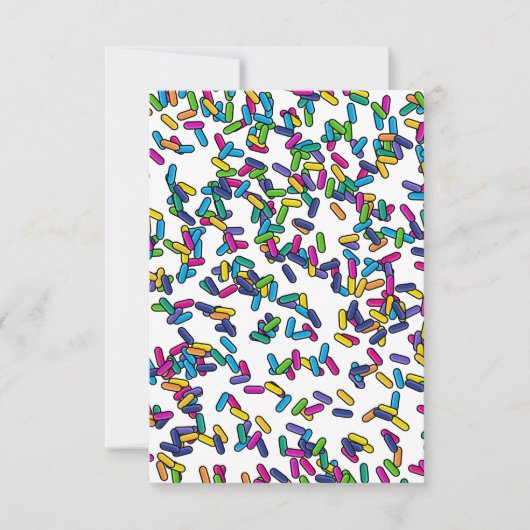 散水模様 サンキューカード (正面)