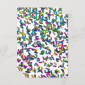 散水模様 サンキューカード (正面/裏面)