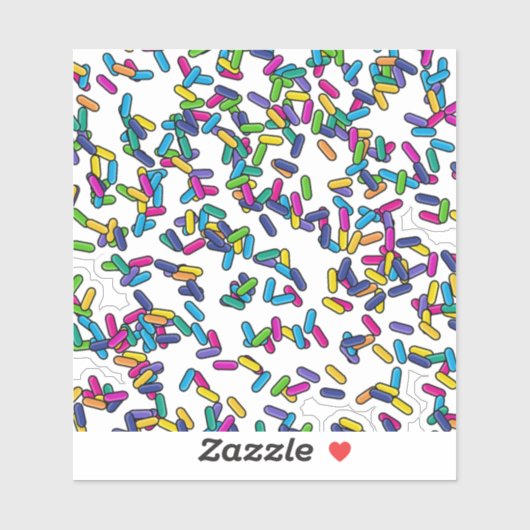 散水模様 シール (シート)