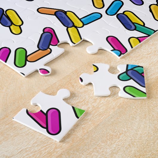 散水模様 ジグソーパズル (側面)