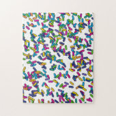 散水模様 ジグソーパズル (縦)