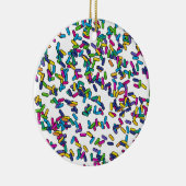 散水模様 セラミックオーナメント (右)