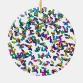 散水模様 セラミックオーナメント (裏面)