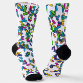 散水模様 ソックス (傾斜あり)