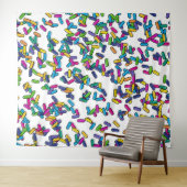 散水模様 タペストリー (インサイチュ(横))