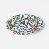 散水模様 ペーパープレート (アングル)