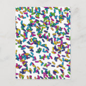 散水模様 ポストカード (正面)