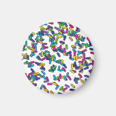 散水模様 マグネット (正面)