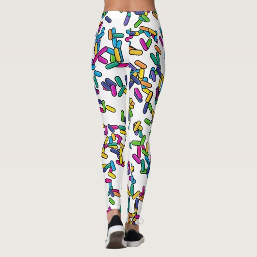 散水模様 レギンス (裏面)