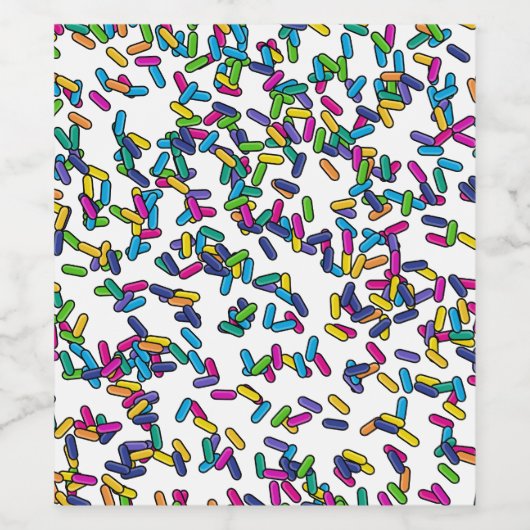 散水模様 ワインラベル (シングルラベル)