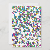 散水模様 招待状 (裏面)