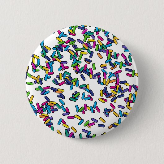 散水模様 缶バッジ (正面)