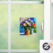 散水缶の花 ウィンドウサイン (ホーム)