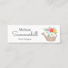 散水缶フローラ管理デザイナー スキニー名刺