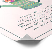 散水缶ベビー開花言わない赤ちゃんシャワーゲーム ポスター (角)