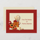 散水缶台所用品レシピカード ポストカード (正面/裏面)