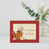 散水缶台所用品レシピカード ポストカード (スタンド正面)