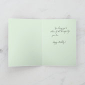 散水缶用プランター誕生日 カード (内部)