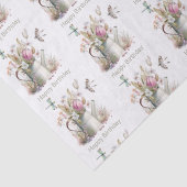 散水缶花とトンボ水色 薄葉紙 (詳細)