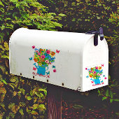 散水缶花メールボックスのシール シール