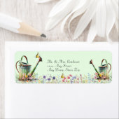 散水缶蝶の美しい夏のリターン ラベル (インサイチュ)