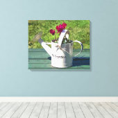 散水缶 キャンバスプリント (インサイチュ (ウッドフロア))