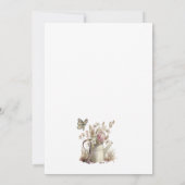 散水缶&バタフライブライダルシャワーテンプレート 招待状 (裏面)