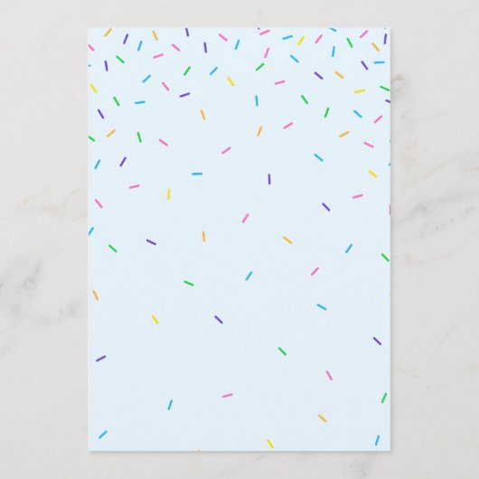 散水赤ちゃんシャワービンゴゲームカード プログラム (裏面)