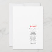 散水赤ちゃんシャワー – 編集可能な名前、5 x 7 招待状 (裏面)