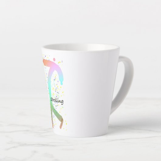 散策 カフェラテマグ (右アングル)