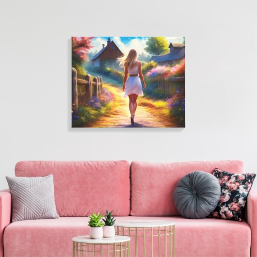 散策 キャンバスプリント (インサイチュ (リビング))