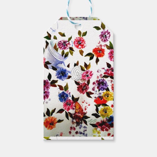 散花缶 ギフトタグ (正面)