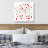 散血バラ キャンバスプリント (インサイチュ (寝室))