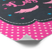 散骨または散骨ジェンダーが赤ちゃんのシャワーの兆候を明らかにする ポスター (角)