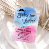 散骨または散骨ジェンダーのリビール、水色 招待状