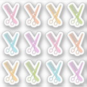 散髪リマインダー コーム はさみ ブジョープランナー シール (正面)