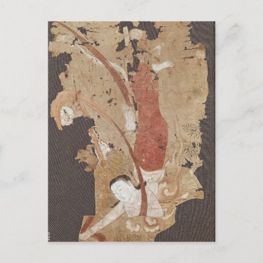 敦煌飛んでいるのジェニーまたはアプサラス ポストカード (正面)