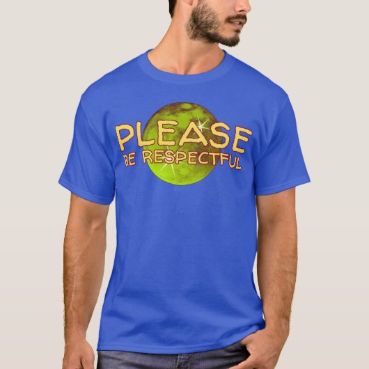 敬意を表しましょう ポジティブな言葉 家族 Tシャツ (正面)