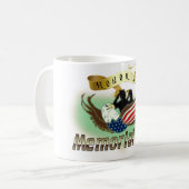 敬意を表すメモリアルデー コーヒーマグカップ (正面左)