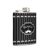 敬意スタッシュ氏ヒップスターヴィンテージレトロ フラスク (右)